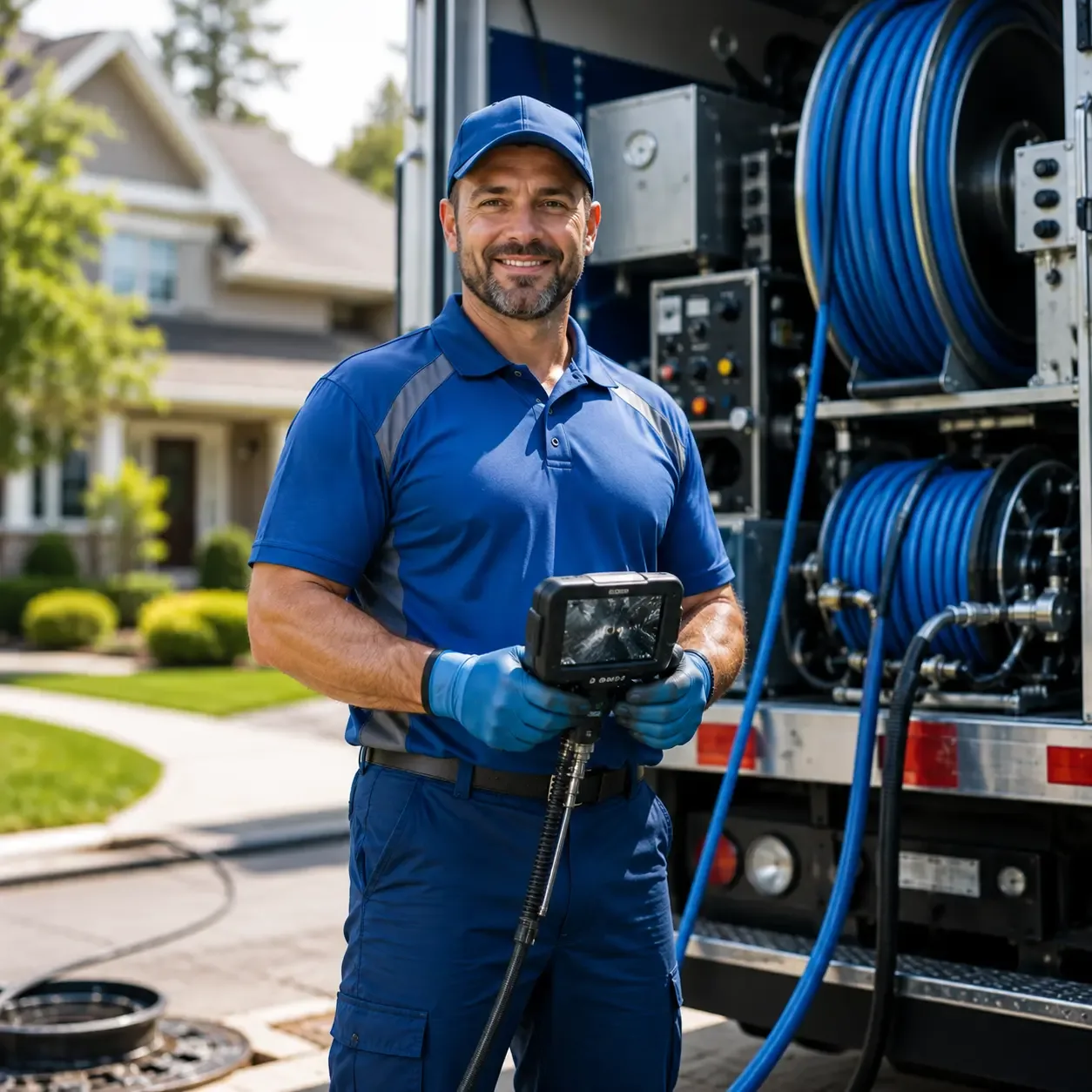 Local outdoor drain cleaning specialists in Montgomery, TX
